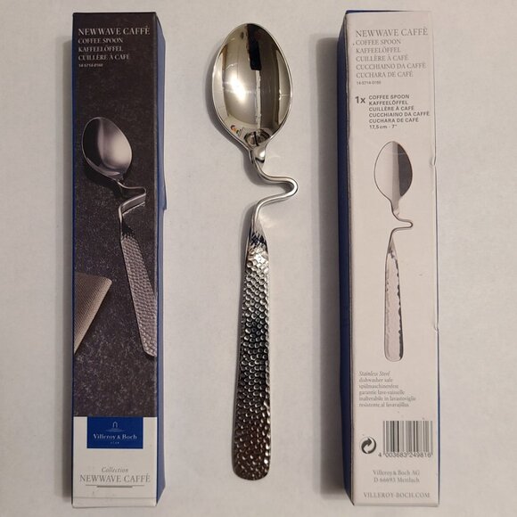 NEWWAVE CAFFE Silver Coffee Spoon (2 Available) - Picture 1 of 1